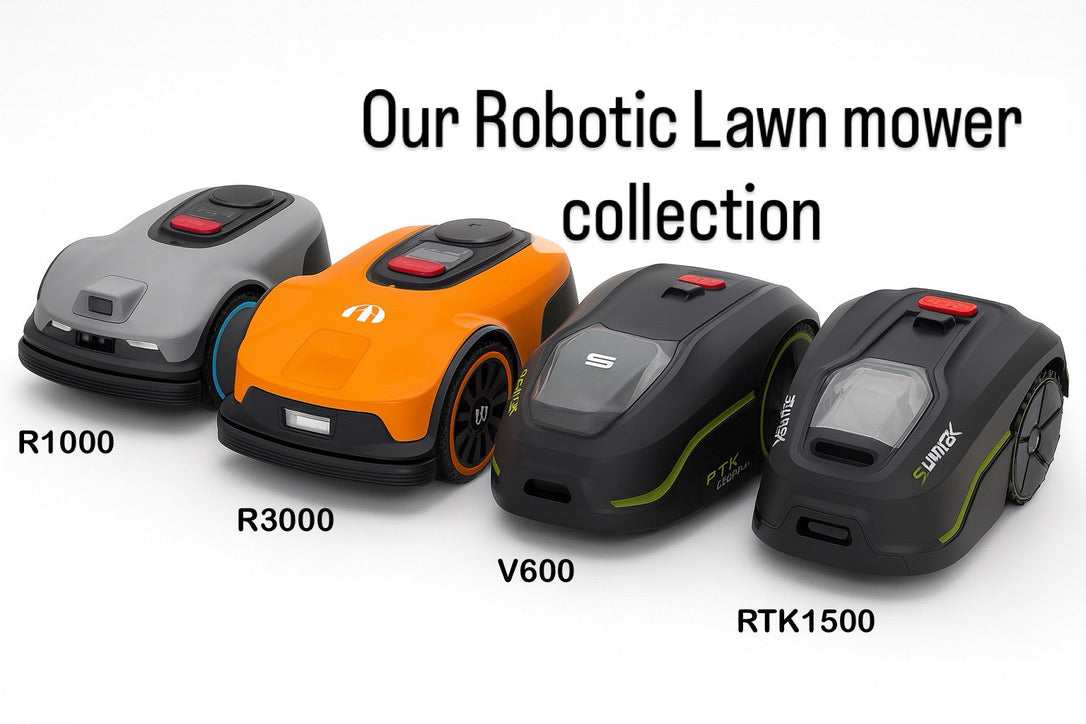 Robotic lawn mowers with GPS navigation and AI vision technology for Australian properties - wire-free models available Brisbane
