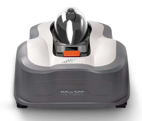 Robotic Lawn Fower NovaBot N2000 from behind