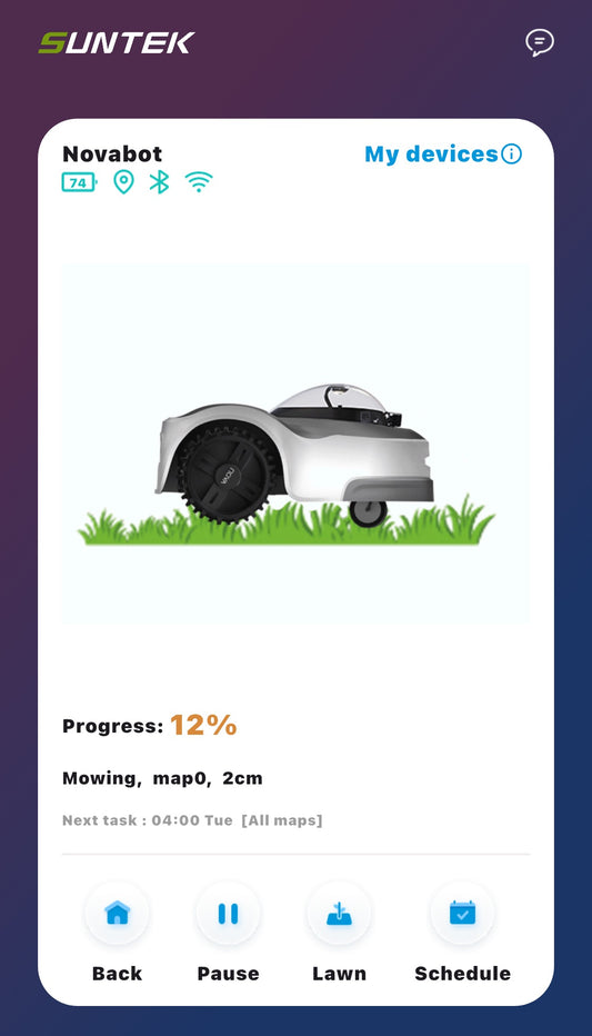 Suntek V600 Robotic Lawn Mower