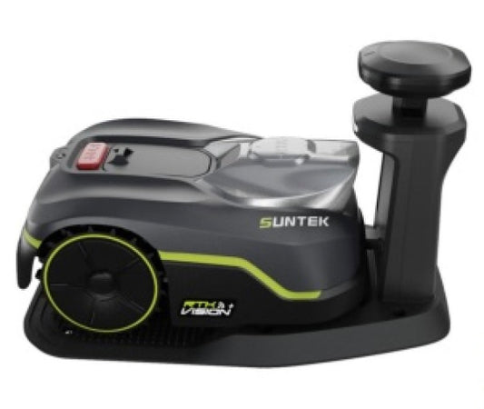 Suntek ATX1500 robot lawn mower on a white background