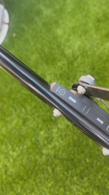 Engagement handle for 602W Artificial Lawn Sweeper